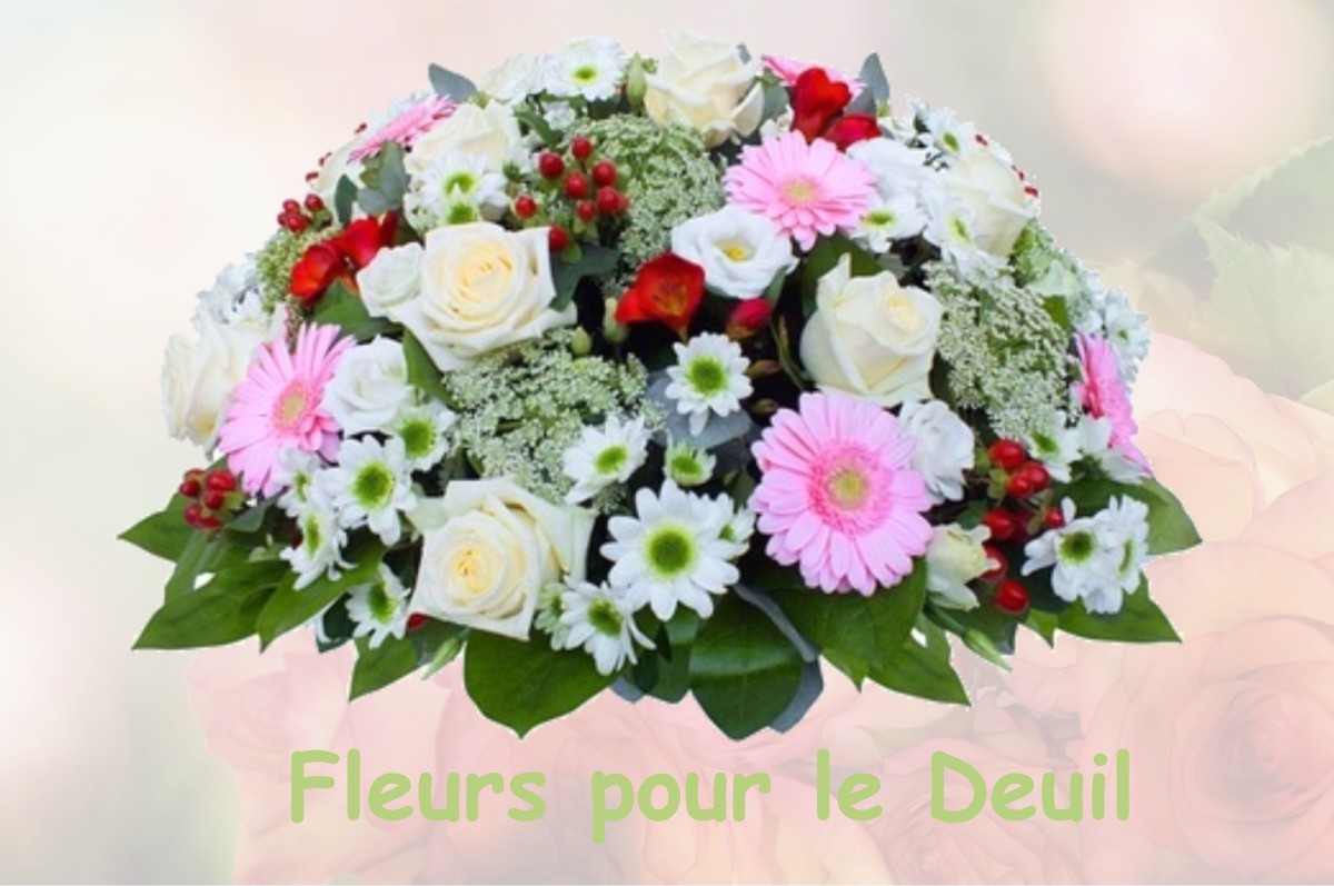fleurs deuil PUY-L-EVEQUE
